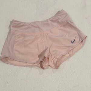 Nike Women's Light Pink Athletic Shorts
